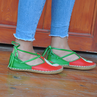 Flat Belt Lace-Up - 10