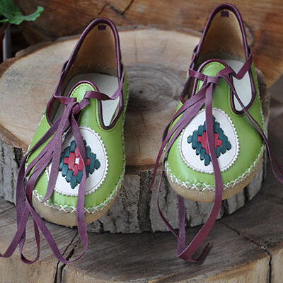 Flat Belt Lace-Up - 16