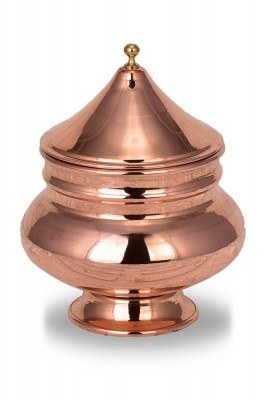 Copper Footed Sugar Bowl - 3