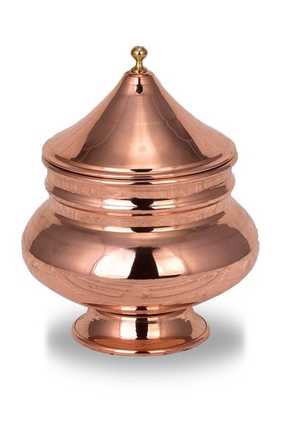 Copper Footed Sugar Bowl - 3