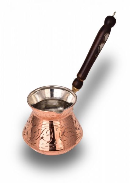 Bakır Cezve -Tahta Saplı - 3