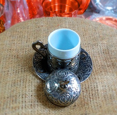 Bakır Kahve Fincanı - Adet 1 