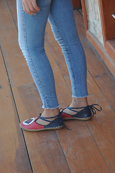 Leather Babette Yemeni Laced - 3