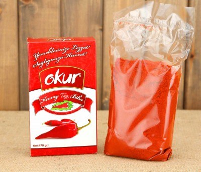 Kahramanmaraş Tatlı Toz Biberi -Okur Biber 470 gr 