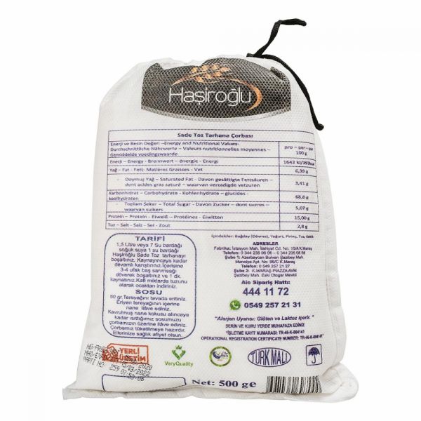 Maraş Usulü Bol Yoğurtlu Toz Tarhana Çorbası (Sade) 500 Gr - 2