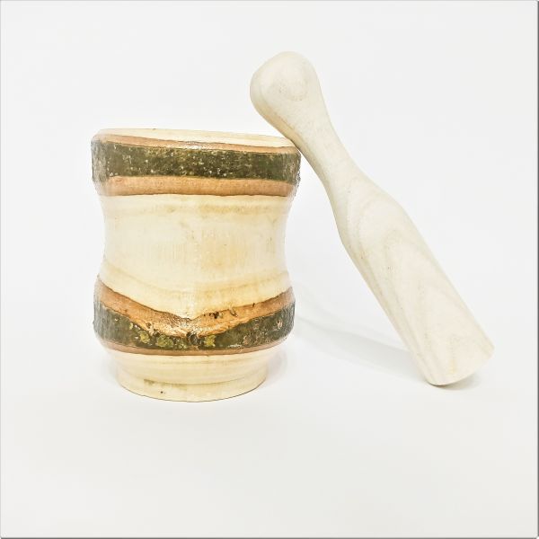 Wooden Mortar Large - No 3 - 2