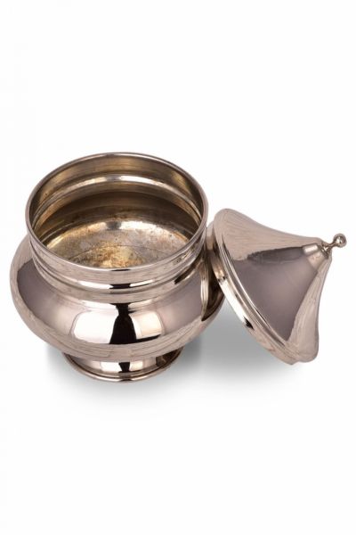 Copper Sugar Bowl With Leg-5763 - 2